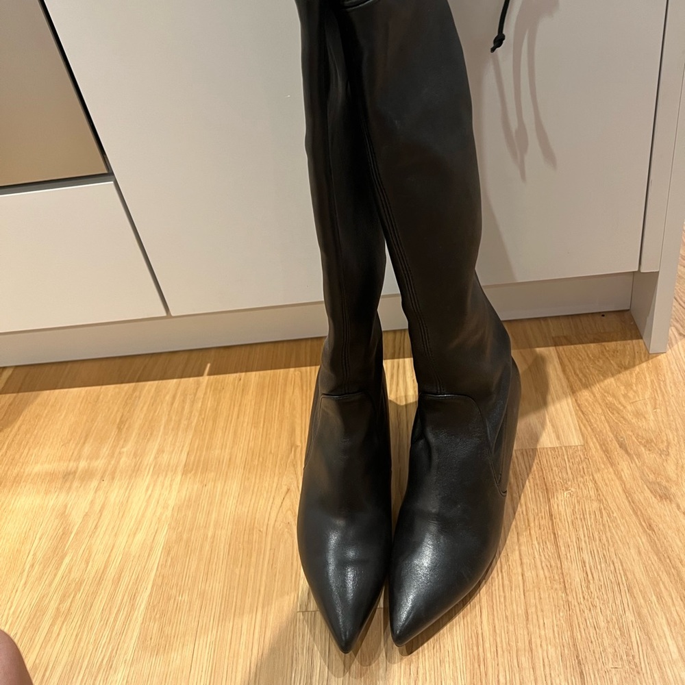 Stuart Weitzman Leather high over the knee boots - size 38. No dustbag or box